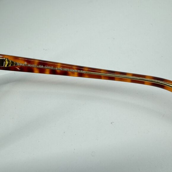 MAUI JIM OLU OLU MJ537-10A Italy Brown Tortoise Sunglasses Frame 57-17-140 11537 - Picture 6 of 7